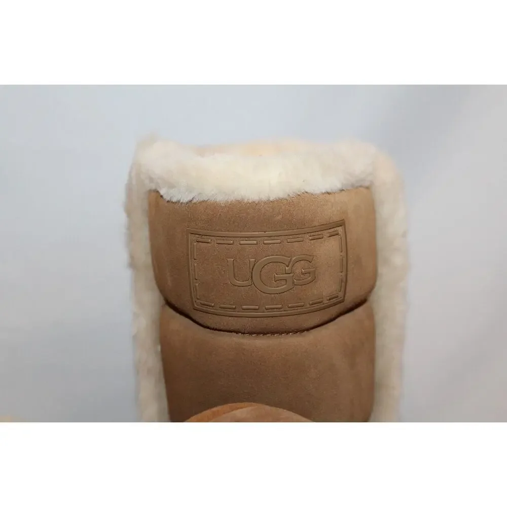 UGG CLASSIC CHILLAPEAK TALL CHESTNUT SUEDE WOMEN'S BOOTS NIB‎